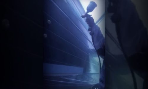 Βίντεο KC Marine με εργασίες βαφής σε σκάφος